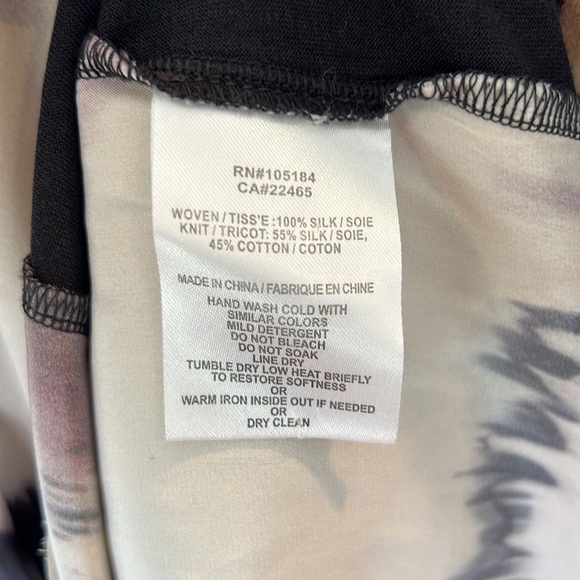 Go by Go Silk Zippy Redux Blouse Top Size M - Picture 4 of 9